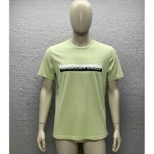 American Eagle T-Shirt M Medium Lime Green NYC 1977 New York City U.S.A. Graphic